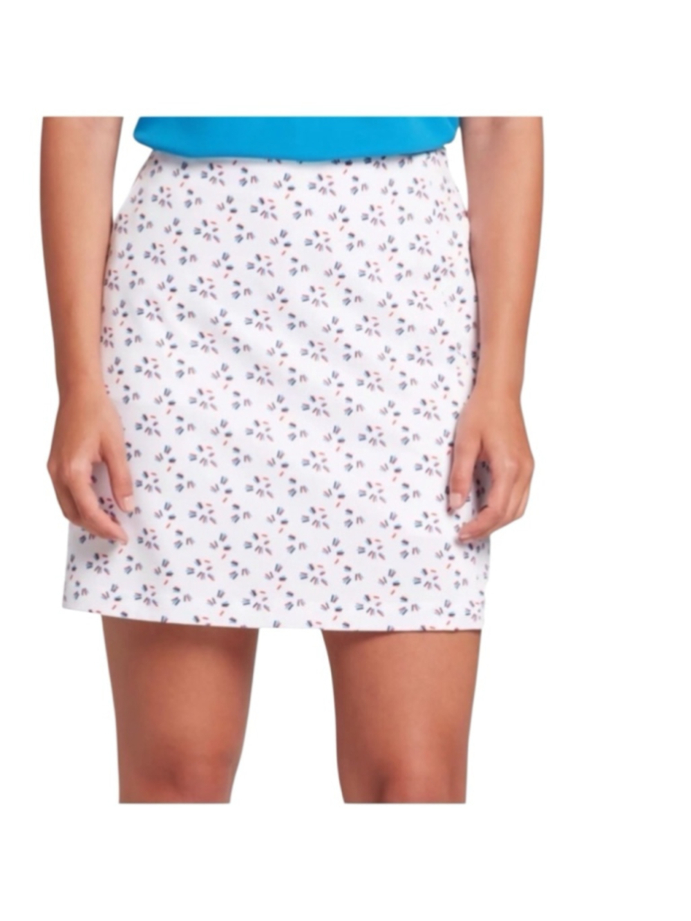 Women's Lady Hagen White Fireworks print golf skort size 4 - Picture 2 of 5